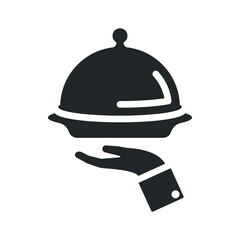 Fototapeta premium Restaurant serving icon