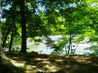 Wilson waterfalls in southern Quebec 