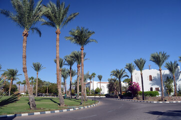 Fototapeta na wymiar 5 star complex in Sharm El Sheikh, Egypt