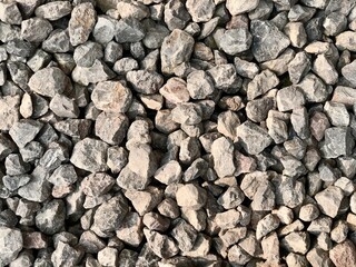 texture of gravel stones background