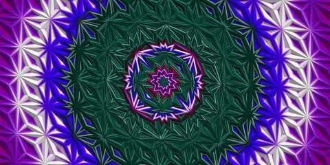 Mandala Kaleidoscope for Events, Background, Backdrop, Intro, Burn.