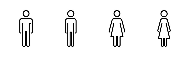 Man icon vector. Toilet sign. Man restroom sign vector. Male icon