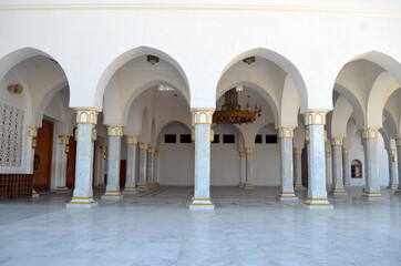 Mubarak Mosque. Modern Islamic architecture. Sharm el Sheikh, Egypt