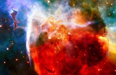 Galaxy with star and space dust in the universe and deep planet night sky . Elements of this image...
