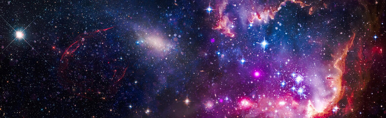 Galaxy with star and space dust in the universe and deep planet night sky . Elements of this image...