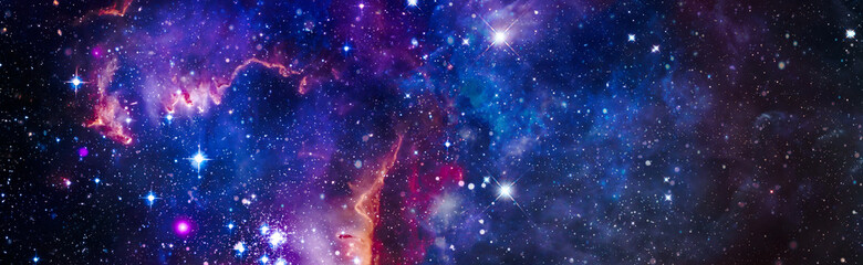 Galaxy with star and space dust in the universe and deep planet night sky . Elements of this image were furnished by NASA.
