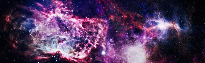 planets, stars and galaxies in outer space showing the beauty of space exploration. Elements...