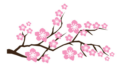 Obraz na płótnie Canvas vector floral branch