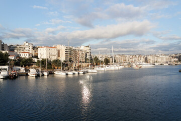 view of Marina Zeas, Piraeus,Greece