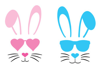 vector cute bunnies