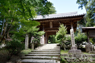 Obraz premium 書写山円教寺 仁王門 兵庫県姫路市