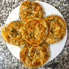 SPINACH PASTRY SO DELICIOUS PERFECTLY EATING SK25