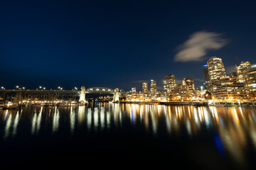 city landscape at night