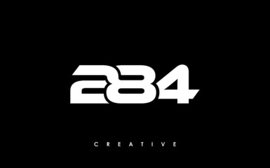 284 Letter Initial Logo Design Template Vector Illustration
