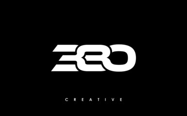 380 Letter Initial Logo Design Template Vector Illustration