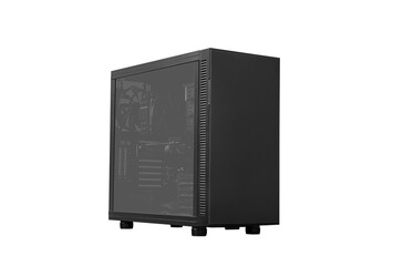 Obraz premium single black chassis tower system unit