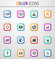 Marketing icons set