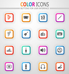 Disco Or Club icons set