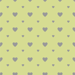 Seamless pattern with hearts. Poster design, wrapping paper, Valentine design. Vector graphics.