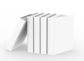 hardcover book mockup , 3d rendering