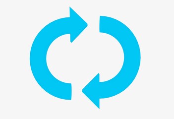 水色の矢印のループ素材