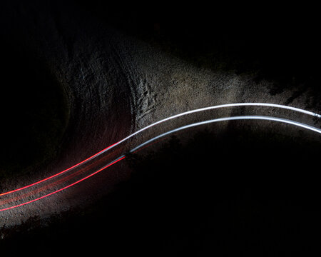 light trails
