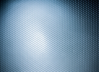 Light blue honeycomb background for banner