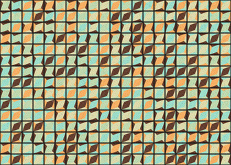 Abstract Geometric Pattern generative computational art illustration