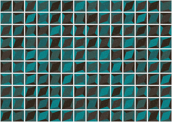 Abstract Geometric Pattern generative computational art illustration