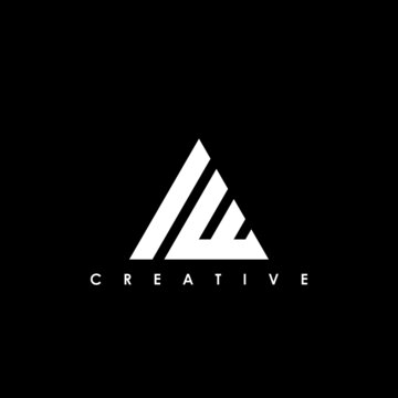 IW Letter Initial Logo Design Template Vector Illustration