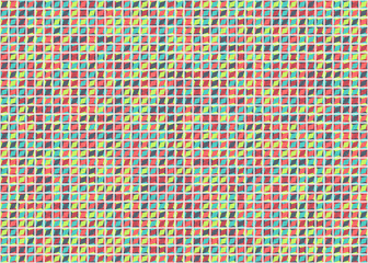 Abstract Geometric Pattern generative computational art illustration