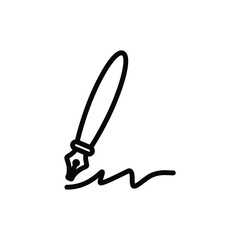 Write icon vector graphic illustration