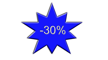 blue star thirty percent discount