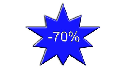 blue star seventy percent discount