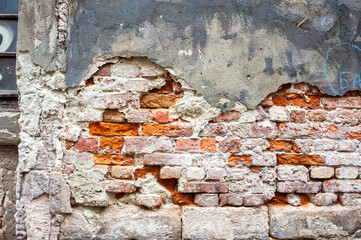 Old wall background. Old european  city