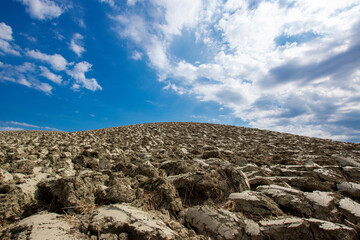 Obraz premium Plowed field in the Tuscan countryside Pisa Italy