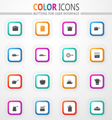Dishes Icons set