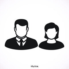 men and women avatar profile picture