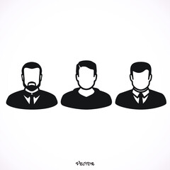 Set Businessman icon
