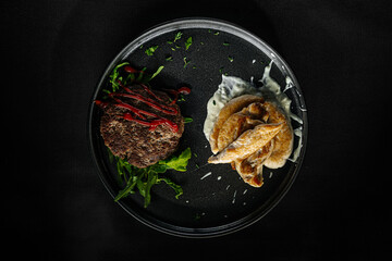 Delicious dish for a restaurant