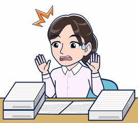 ピンクのYシャツを着た女性