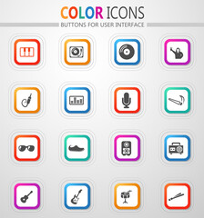 Disco Or Club icons set