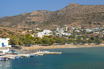 Sikinos - Greek island in the Cyclades. The island is situated between Ios and Folegandros.