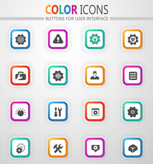 Setting icons set