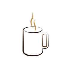 coffee cup  logo vector