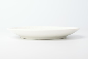 Small plate on a white background
