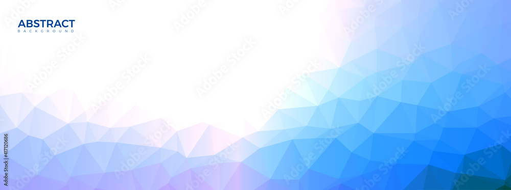 Poster abstract low poly color gradient vector background template