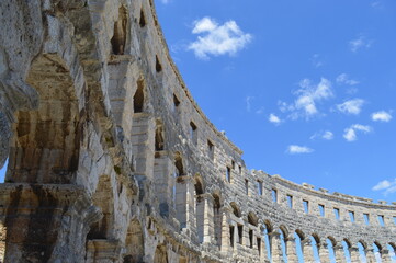 The roman amfiteater in Pula, Croatia