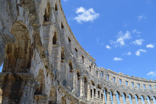 The roman amfiteater in Pula, Croatia