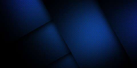Abstract dark neon blue line background
